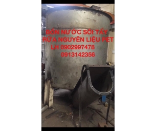 Bồn nước sôi tẩy rữa nguyên liệu PET