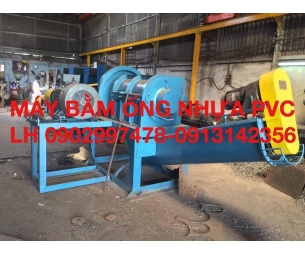 Máy bằm ống nhựa PVC
