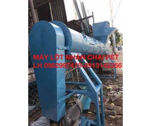 Máy lột vỏ chai pet