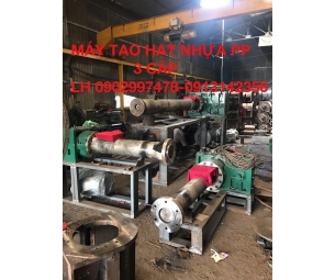 Máy tạo hạt nhưa PP 3 cấp 