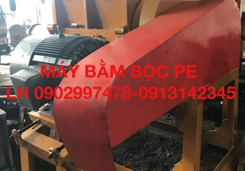Máy tái chế túi ni lông công suất lớn, băm ép nhanh, bền bỉ