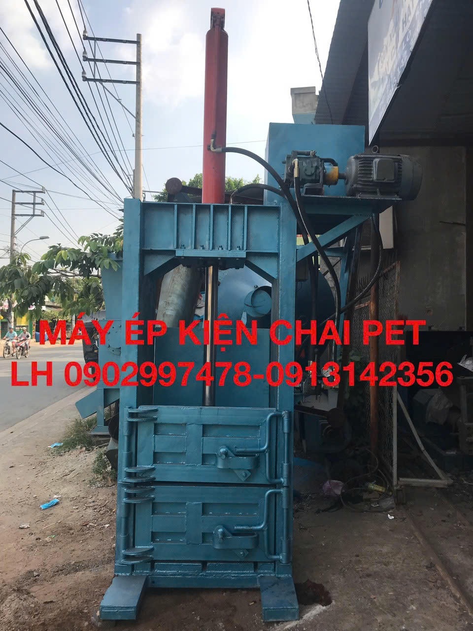 máy ép kiện chai nhựa