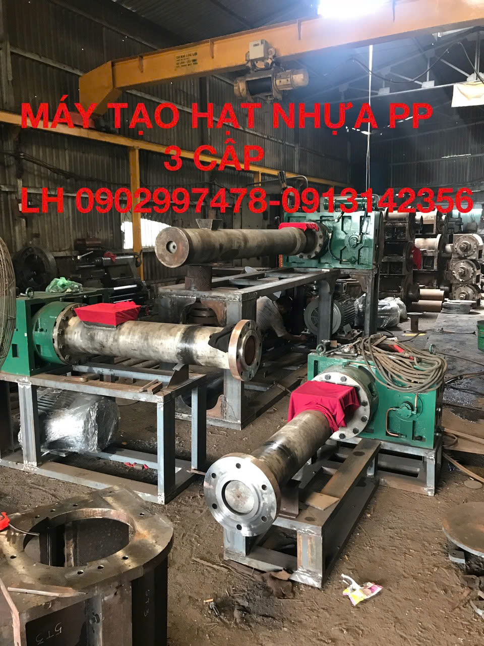 máy tạo hạt nhựa