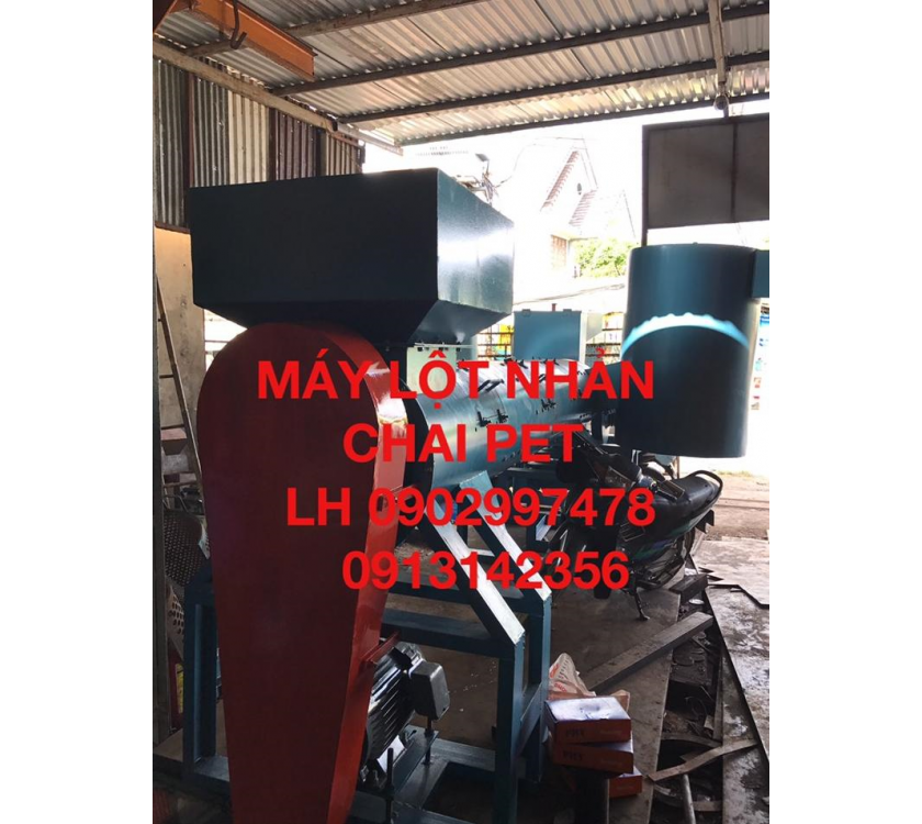 máy lột vỏ chai