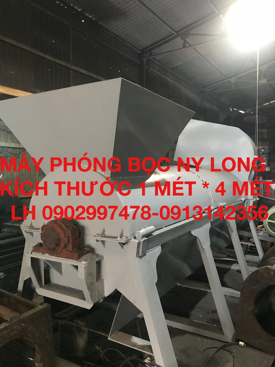 máy phóng bọc nilon