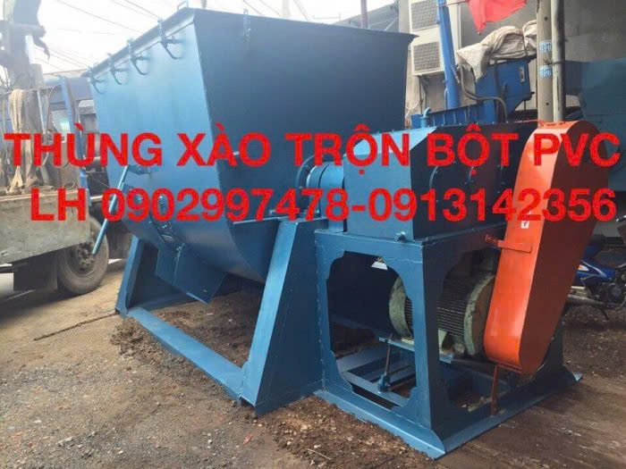 Máy xào hạt nhựa phế liệu