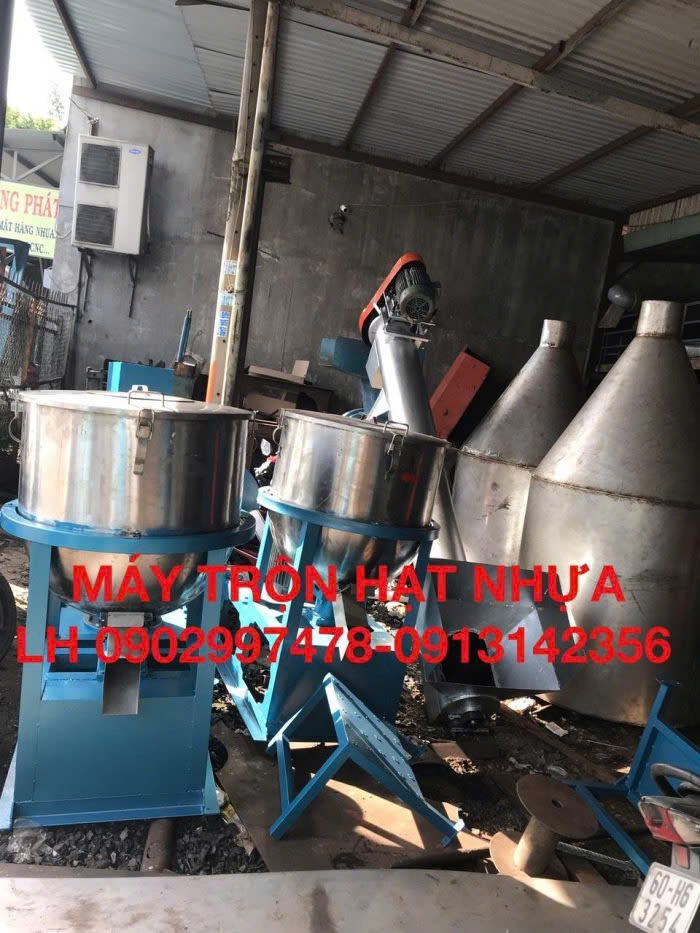 Máy xào hạt nhựa phế liệu