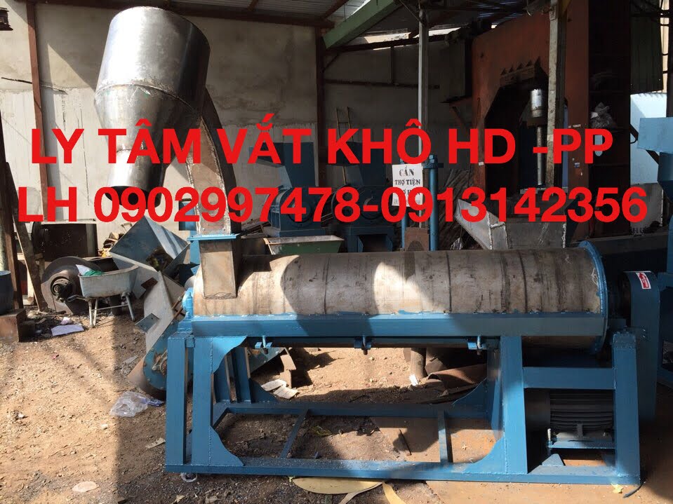 Máy sấy khô nhựa phế liệu