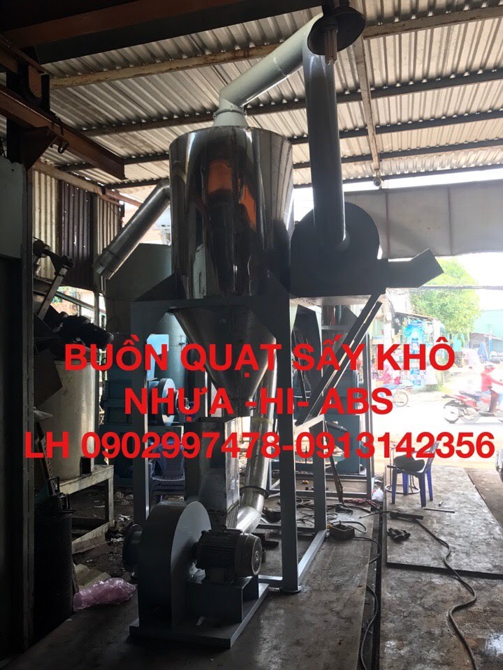 Máy sấy khô nhựa phế liệu