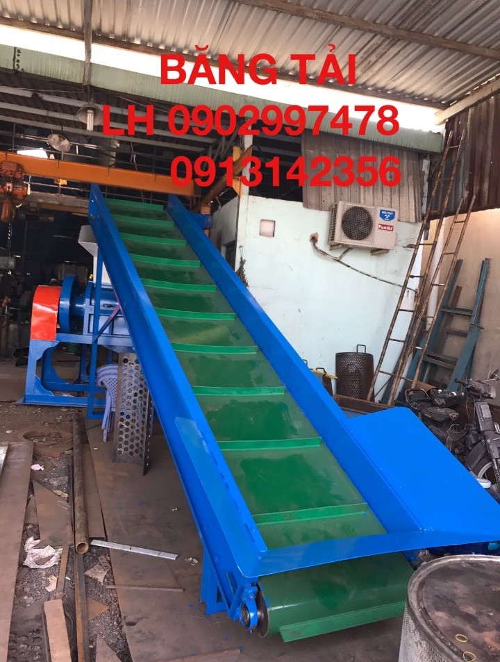 dây chuyền băng tải phế liệu
