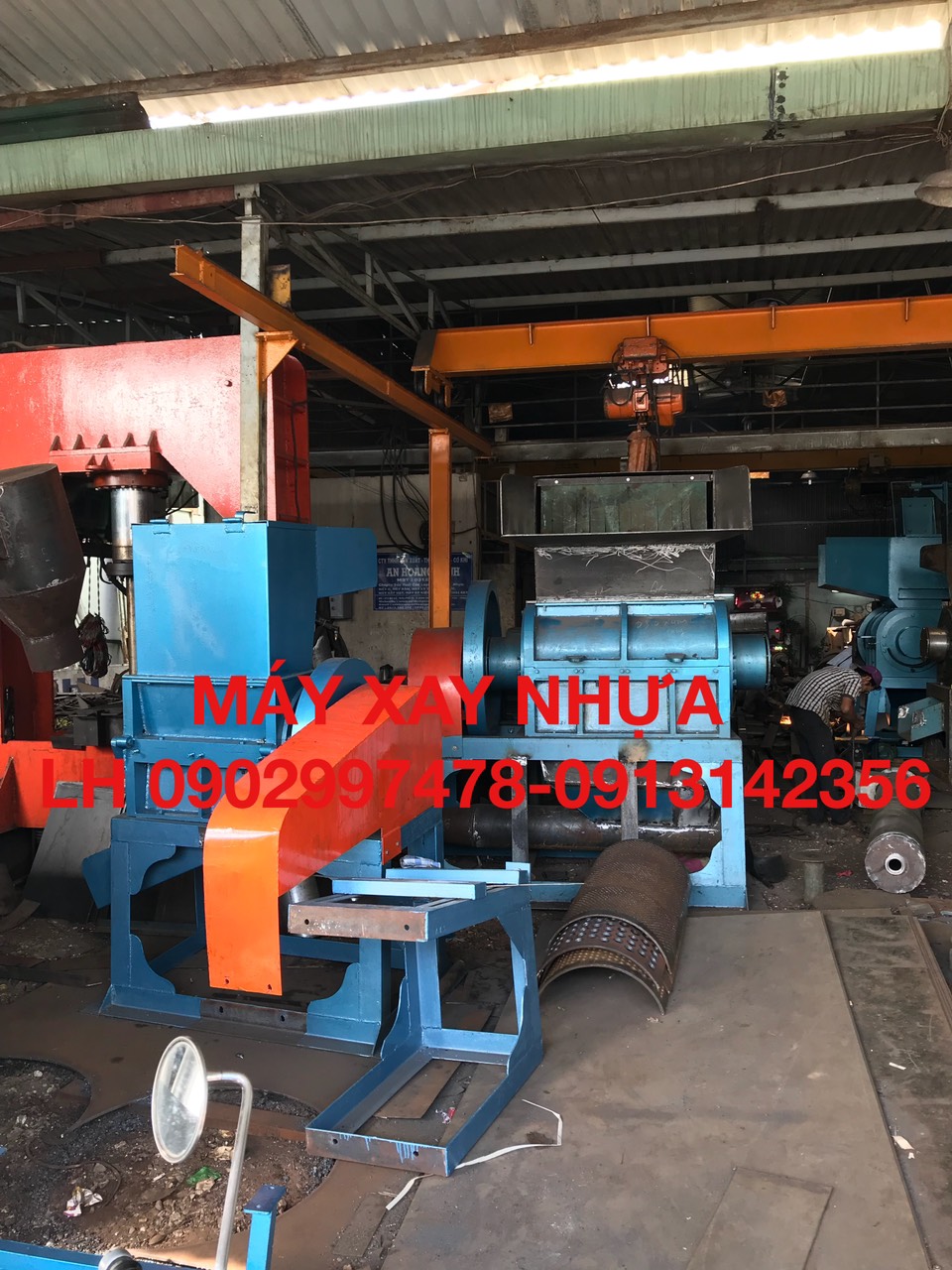máy tái chế nhựa