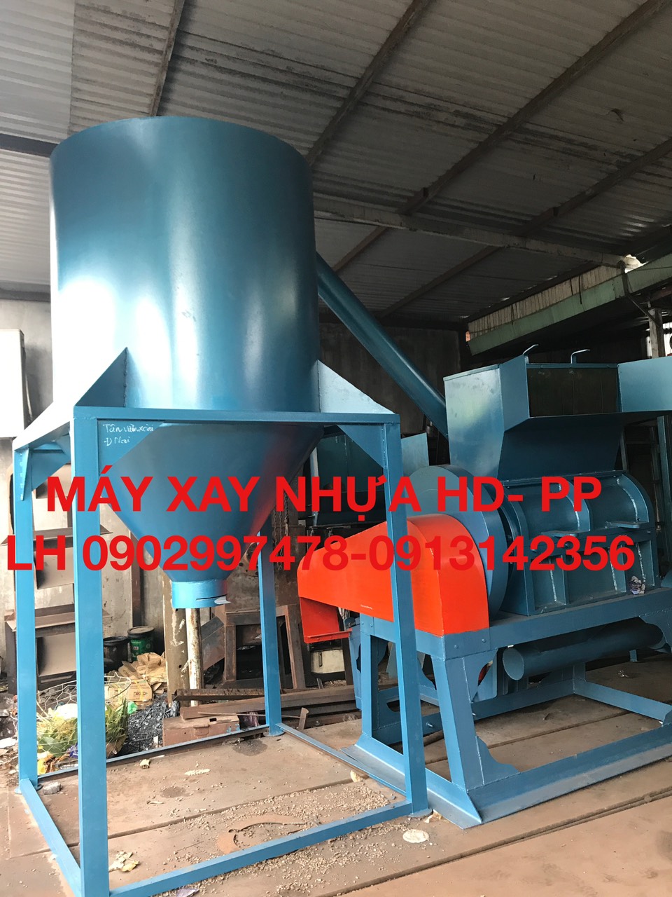 máy tái chế nhựa