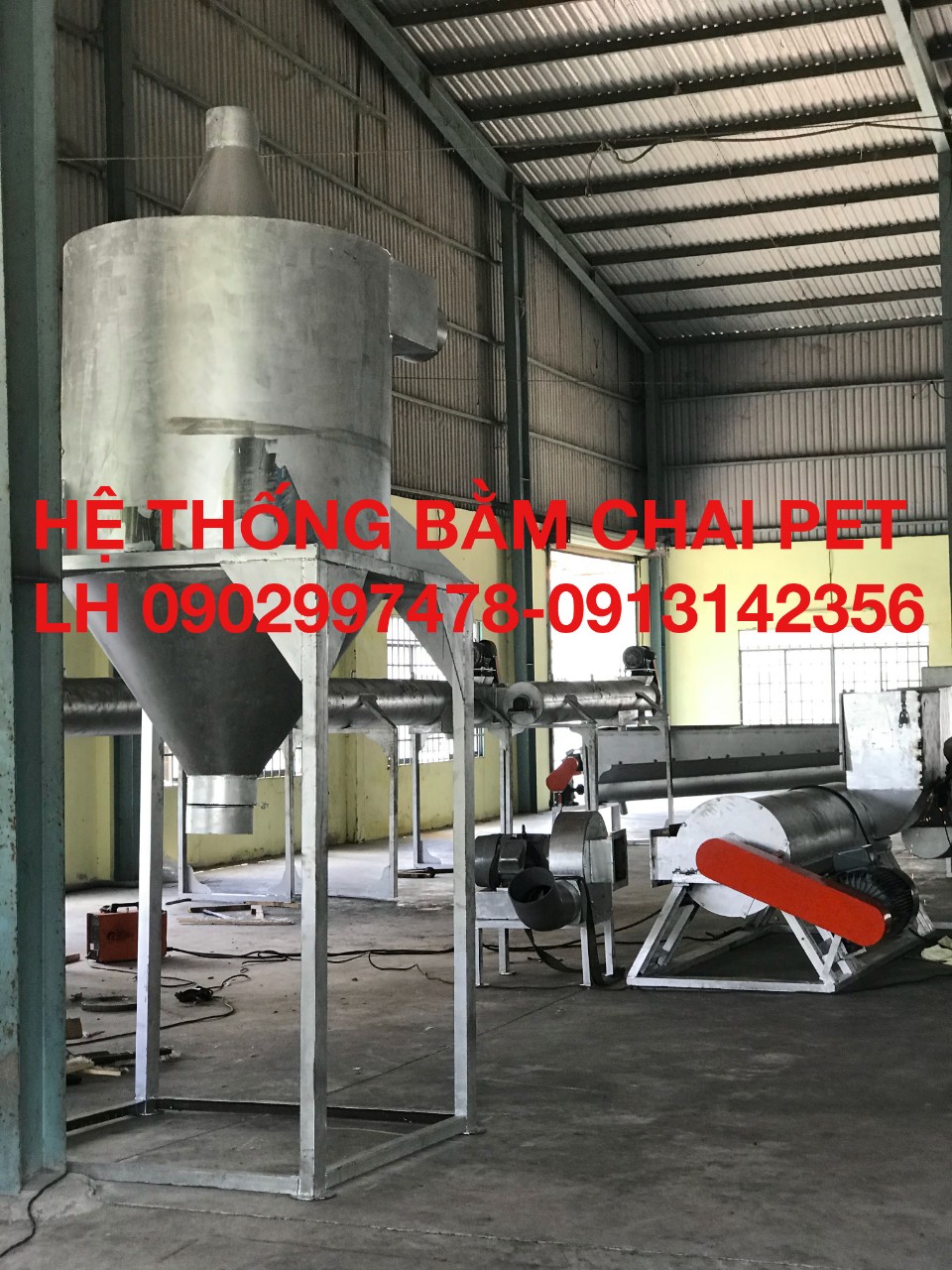 máy băm nhựa 2 trục