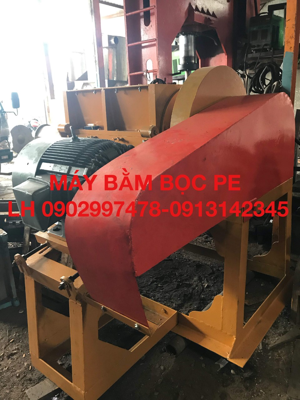 máy tái chế túi ni lông