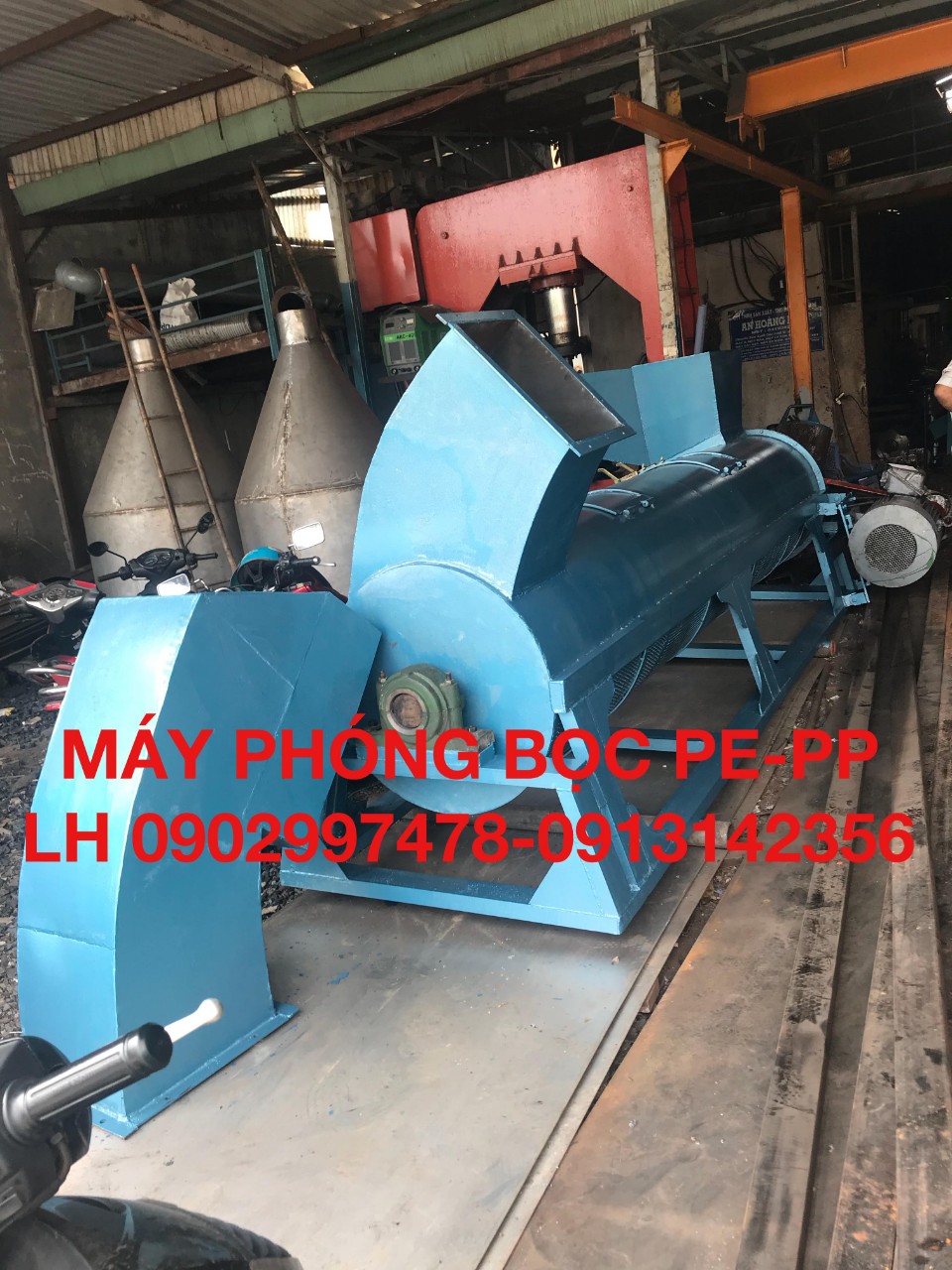 máy tái chế túi ni lông