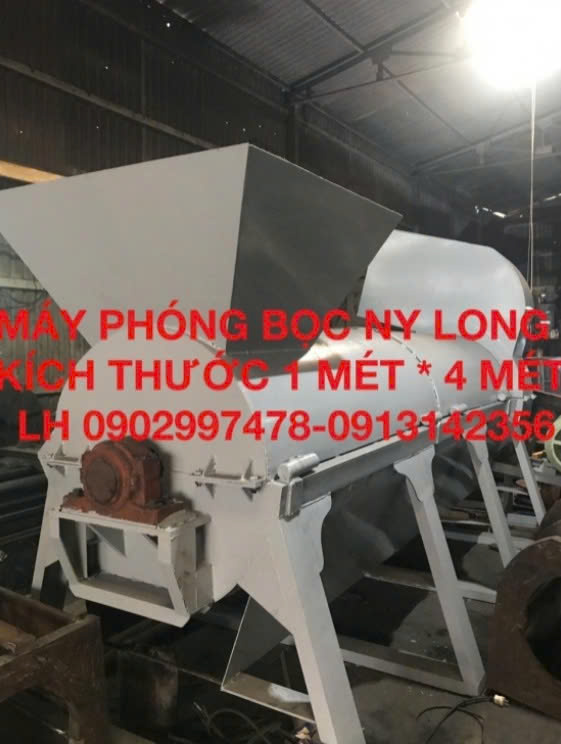 hệ thống máy xử lý túi nilong