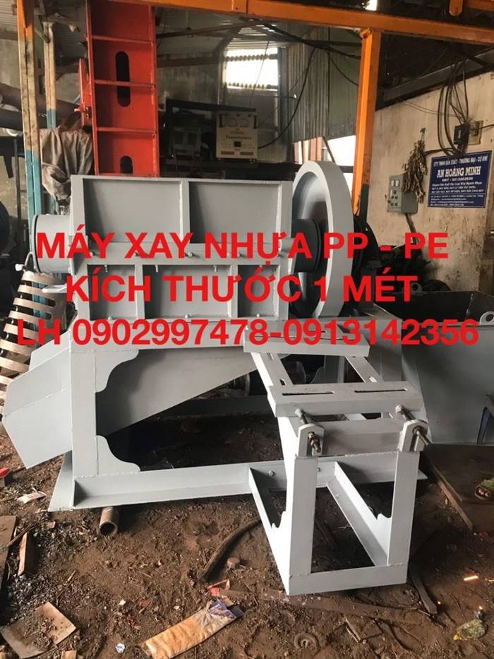 máy xay keo phế liệu