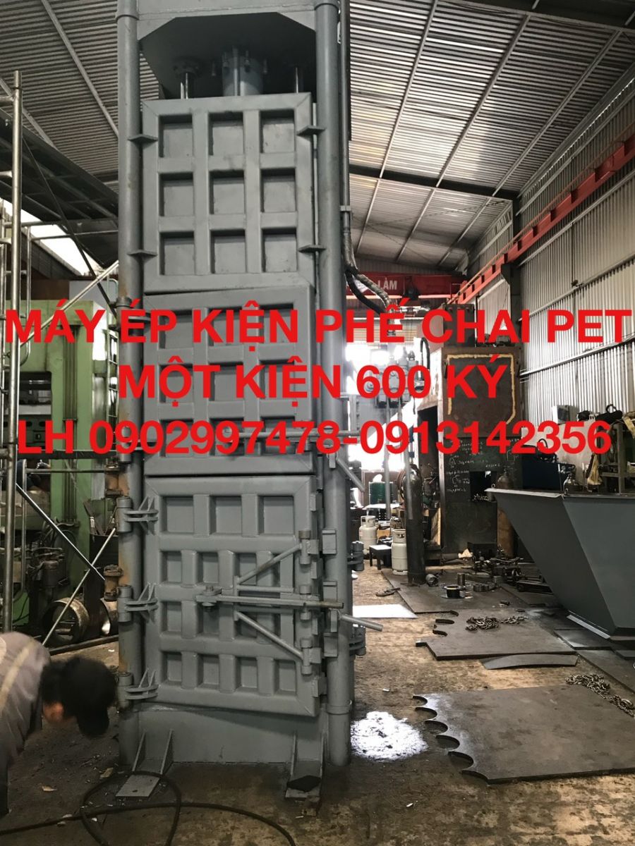 Máy ép kiện chai PET